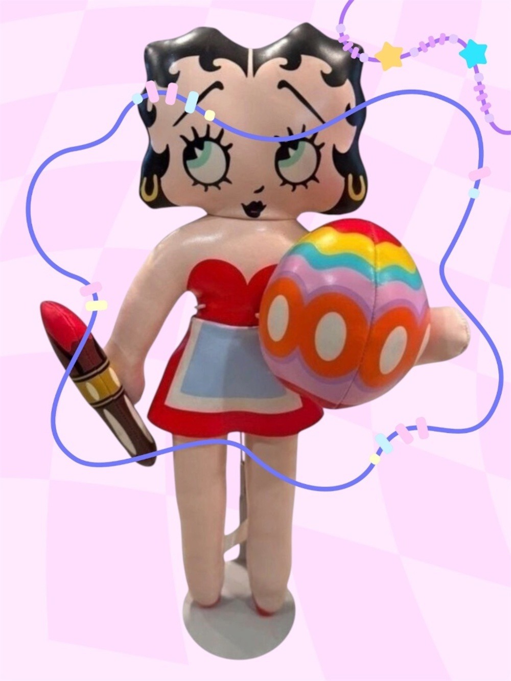 Betty Boop Vinyl Window Cling Doll 14 Inch